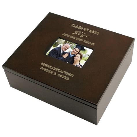 personalized metal keepsake box|personalized keepsake box with photo.